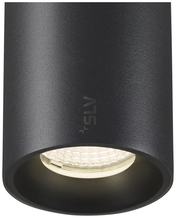LED-Pendelleuchte SLV NUMINOS S 48V AD 16W 1130lm 940 DALI Ø60 schwarz/schwarz