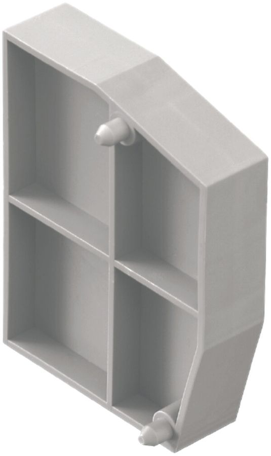 Parete d'estremità/intermedia Weidmüller DP WGK 95 74×15mm grigio