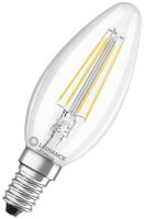 LED-Lampe LEDVANCE CLAS B E14 4W 470lm 4000K Ø35×100mm B10.5 klar