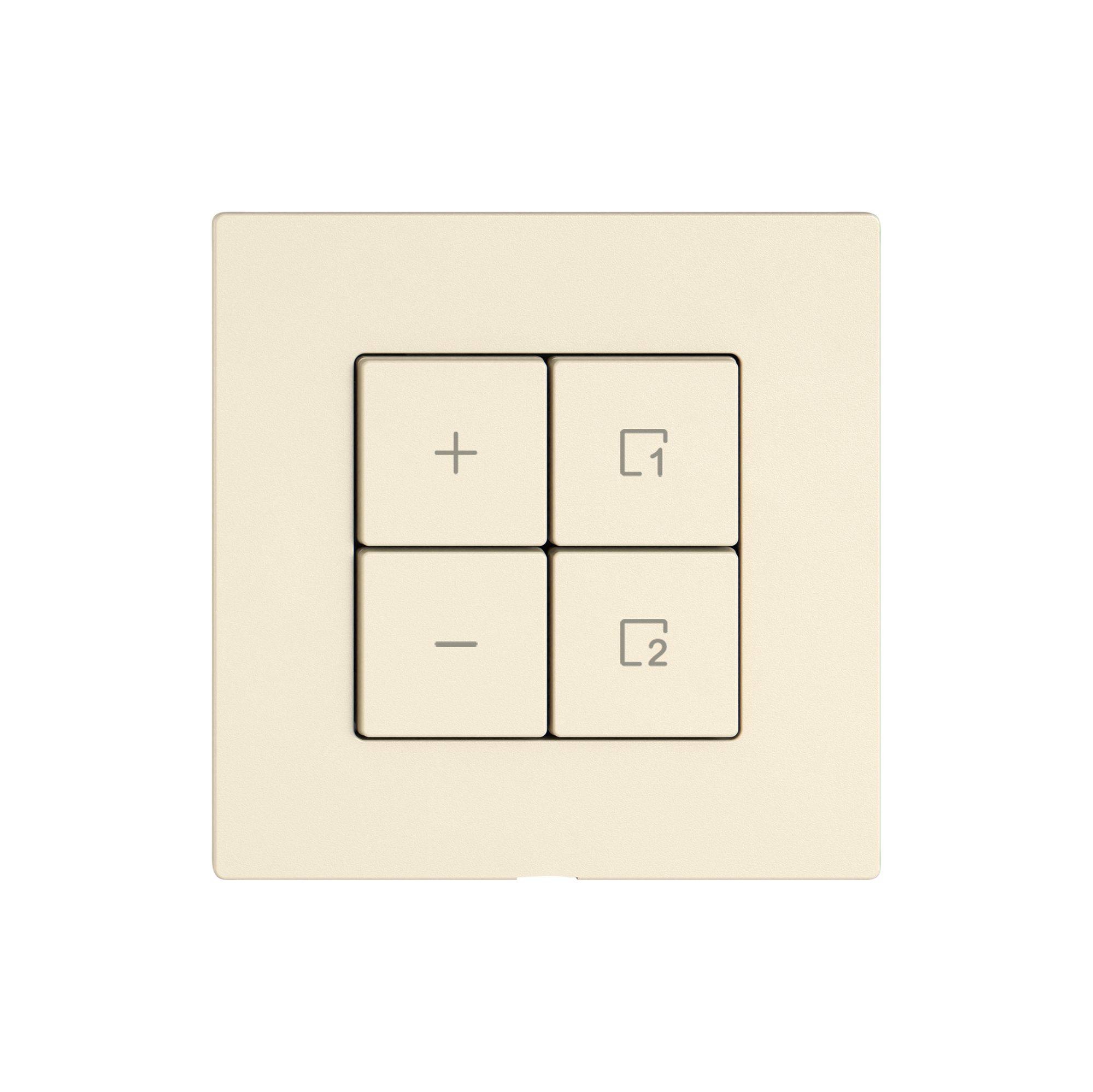 Kit di montaggio EDIZIO.liv Wiser SNAPFIX® p.dimmer 1C scena 4T cr