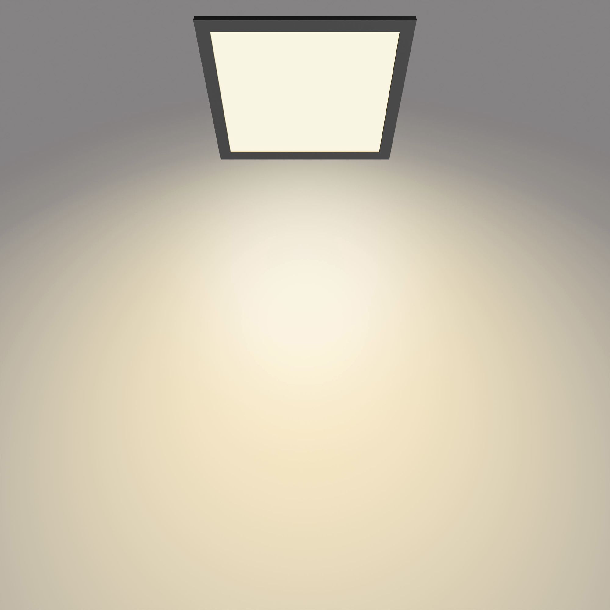 LED-Deckenleuchte Philips Touch 12W 1100lm 2700K DIM 300×300mm schwarz