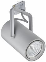Spot LED Philips ST321T pour rail, 23.5W, 827, 2700lm, 24° argent