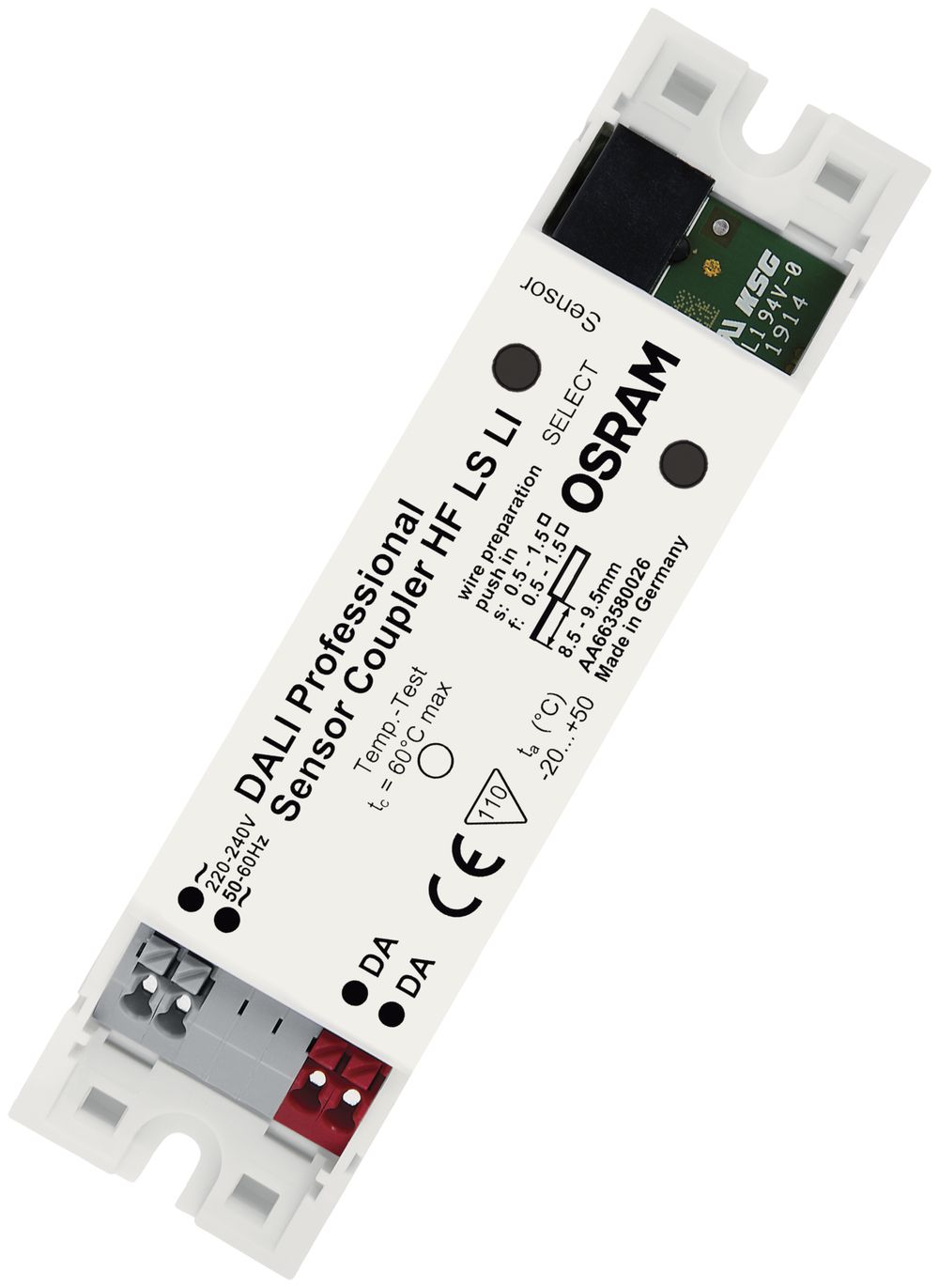 Coupleur de détecteur INC OSRAM DALI COUPLER HF G2