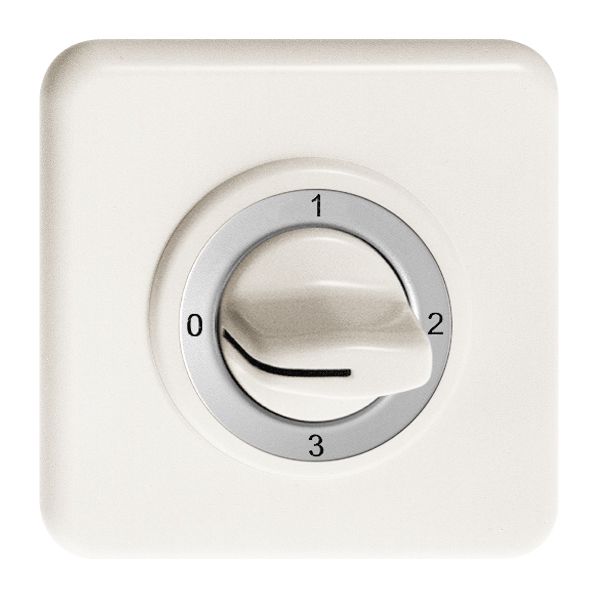 Kit frontal ENC 0-1-2-3 blanc pour interrupteur rotatif