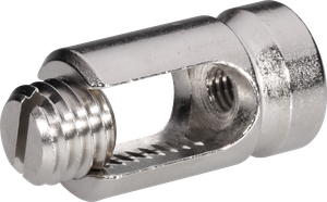 Leitungshalter Flury AV 20, Cu vernickelt für Draht, Leiter Ø6…10mm