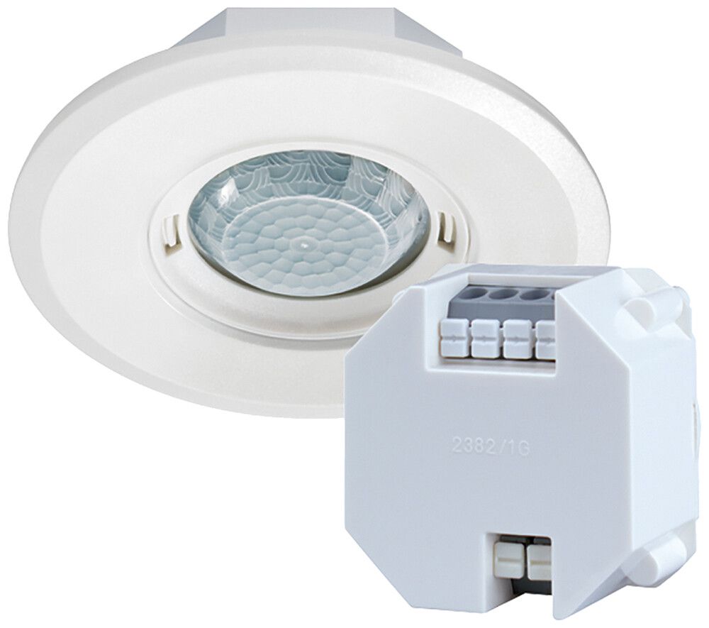 Rilevatore di presenza INC ESYLUX PD-FLAT-S 360i/8 RW DALI, bianco