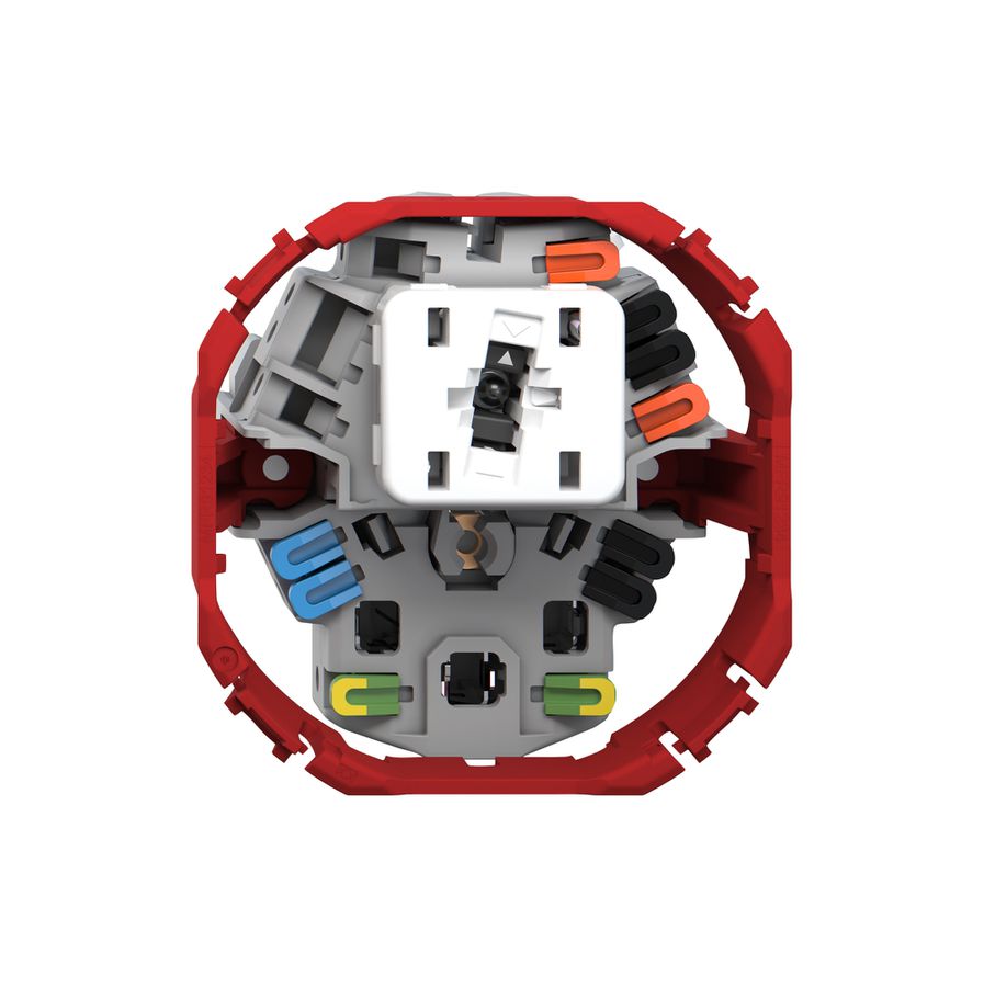 Kombination Feller SNAPFIX® ARL+T23 Seitenbeleuchtung ws