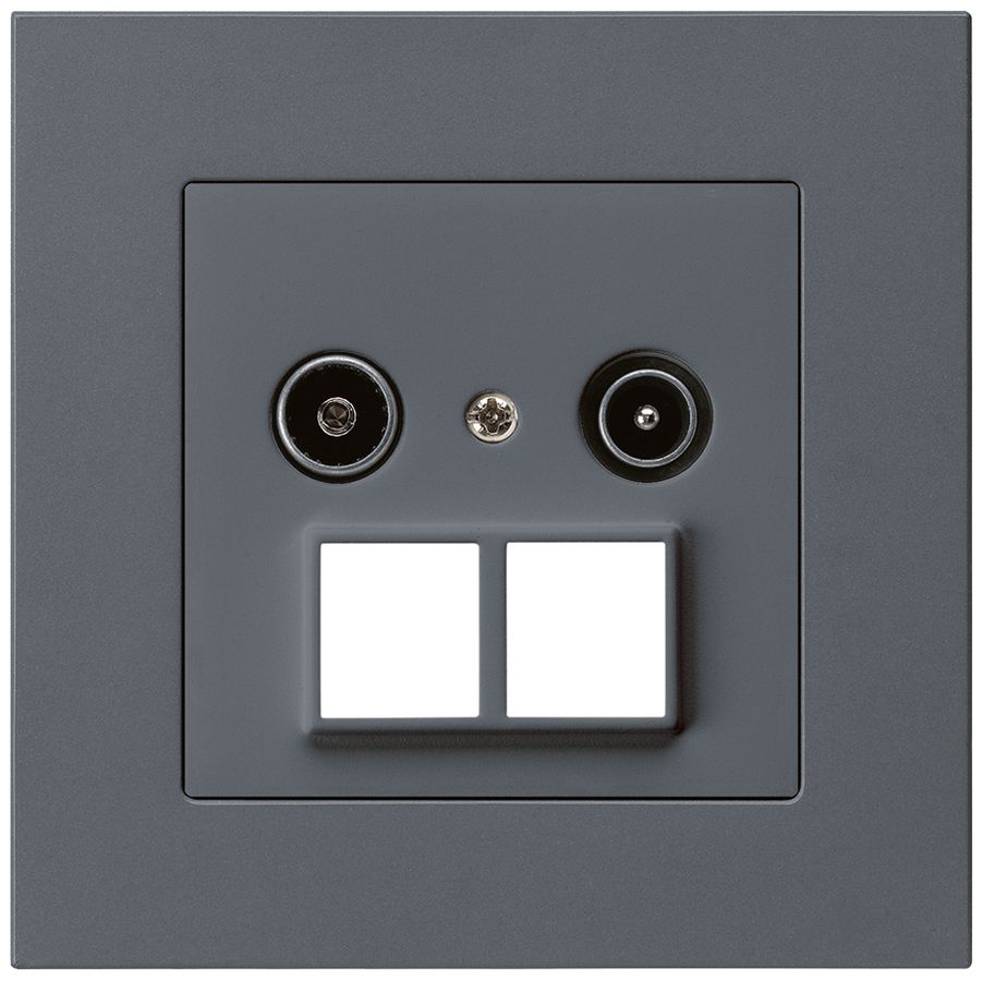 Prise d'antenne ENC R/TV HMS kallysto.pro 14dB anthracite