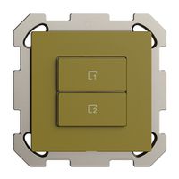 UP-Szenentaster 2 Szenen vertikal/2T Edue Wiser olive