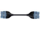 Verbindungsleitung Woertz 49345/C2 5×1.5mm² 250V 16A 3m bl Buchse-Stecker Cca