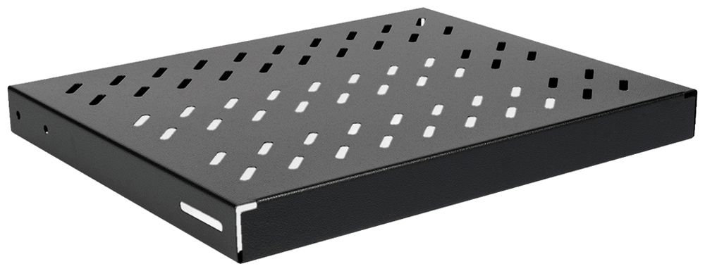 Geräteboden ROLINE 485×44×347mm 50kg schwarz Fachboden