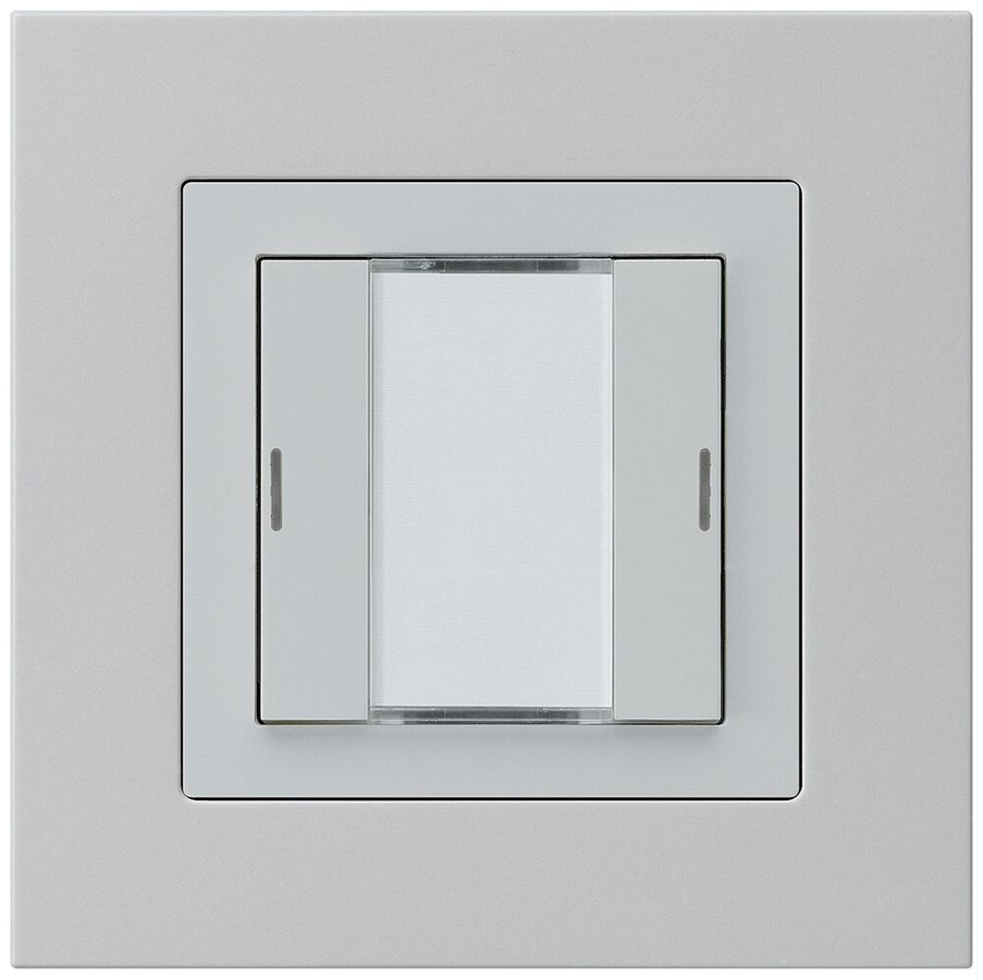 UP-Taster kallysto.pro KNX 2×RGB LED s/e-link hellgrau