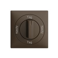 Frontset Nacht-Tag-Nacht-Tag EDIZIOdue 60×60mm coffee