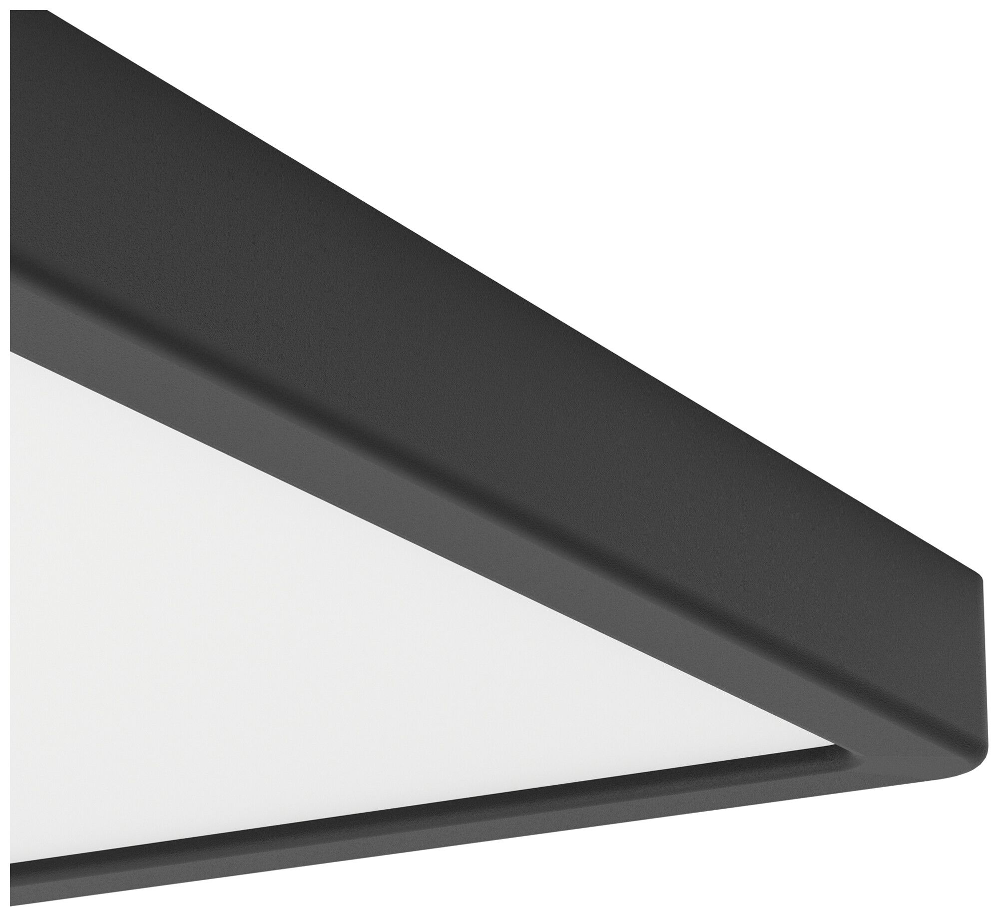 Plafonnier LED Eglo FUEVA 21W 0…2700lm 2700…6500K IP44 VAR 390×25mm noir