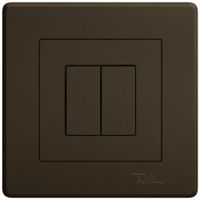 UP-Druckschalter EDIZIO.liv Wiser SNAPFIX® 2 Kanal 2 Tasten br