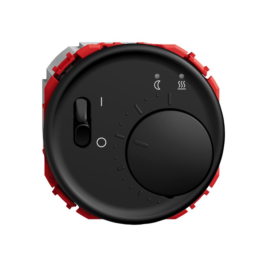 Termostato ambiente STANDARDdue SNAPFIX® limit.temp.p.riscaldamenti pav.ne