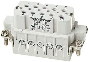 Buchseneinsatz A10 0.5…2.5mm² 20…14AWG, mit Drahtschutz