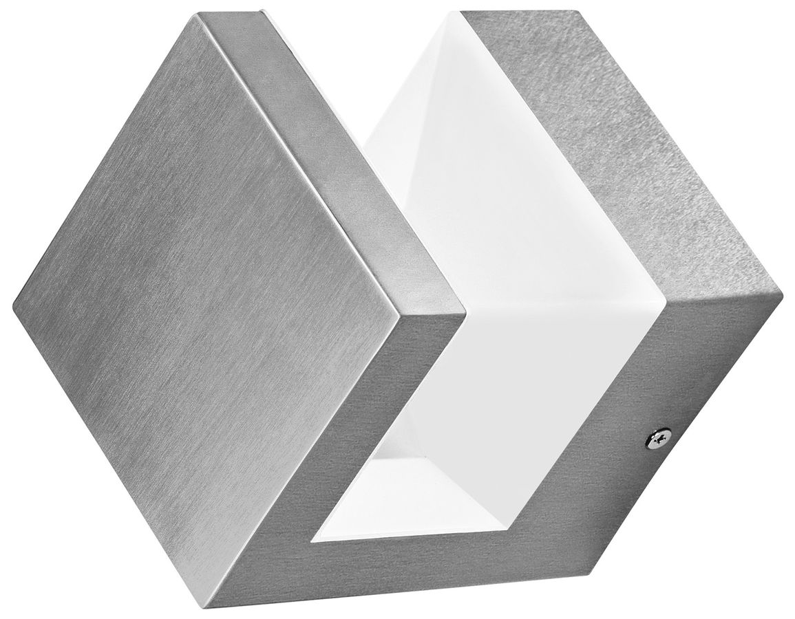 LED-Wandleuchte LDV ENDURA STYLE PYRAMID 9W 600lm 3000K Edelstahl