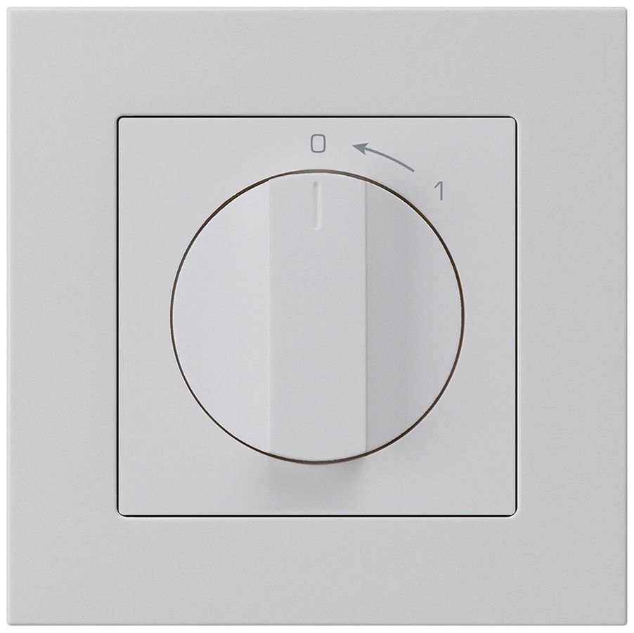 Contatto rotativo INC 0<1/1L grigio chiaro kallysto.pro con manopola