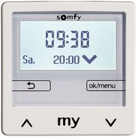 Timer INC Somfy Chronis Smoove Uno S, modulo 50×50mm, bianco