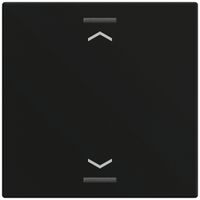 Wippe MDT TAL-60W1A16.02 1T/2B f.Sensortasten schwarz matt "Jalousie"