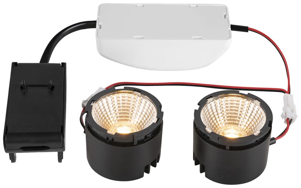 Modulo LED SLV NEW TRIA 220…240V 350mA 2×6.8W 1220lm 2700K 38° Ø50mm