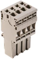 Stecker Weidmüller ZP 4/1AN/4 Zugfeder 4mm² 4L beige