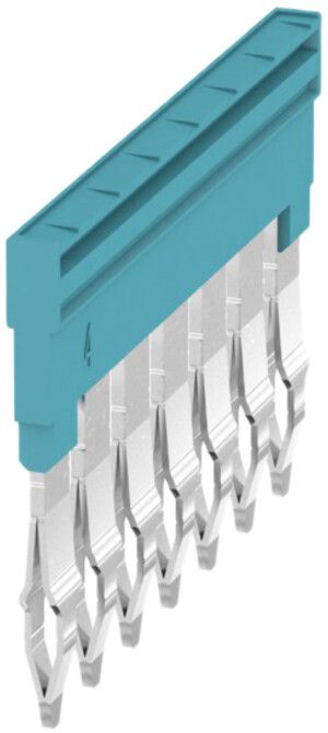 Connessione trasversale Weidmüller ZQV 4N/7 inserito 7L 6.1mm isolato 32A blu
