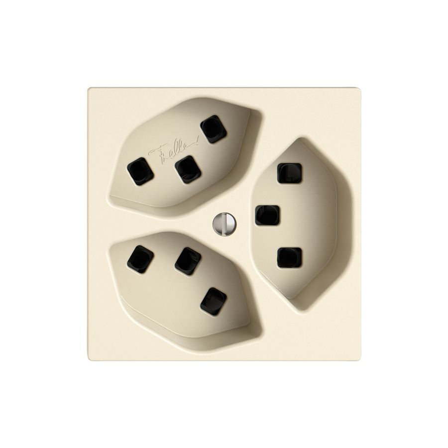 Prise EDIZIO.liv SNAPFIX® 3×T23 cr