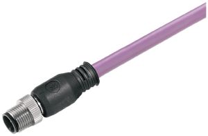 Cavo Weidmüller SAIL aperto/M12 10m spina dritta schermata PUR viola