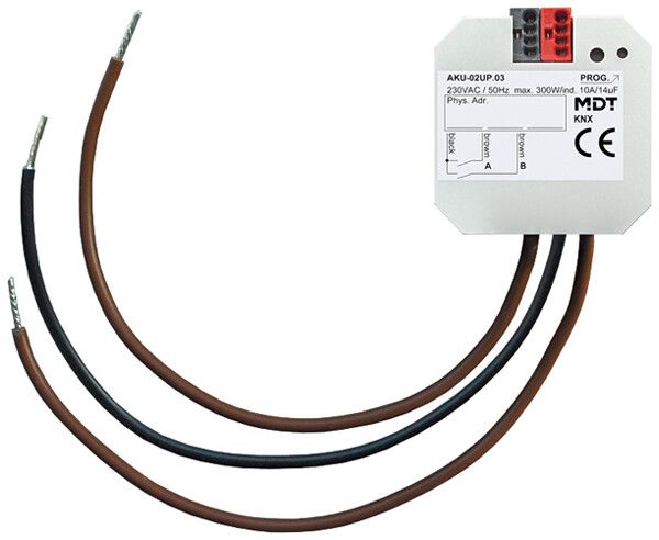 Attuatore-commutatore KNX INS MDT AKU-02UP.03 2-can 10A 230V
