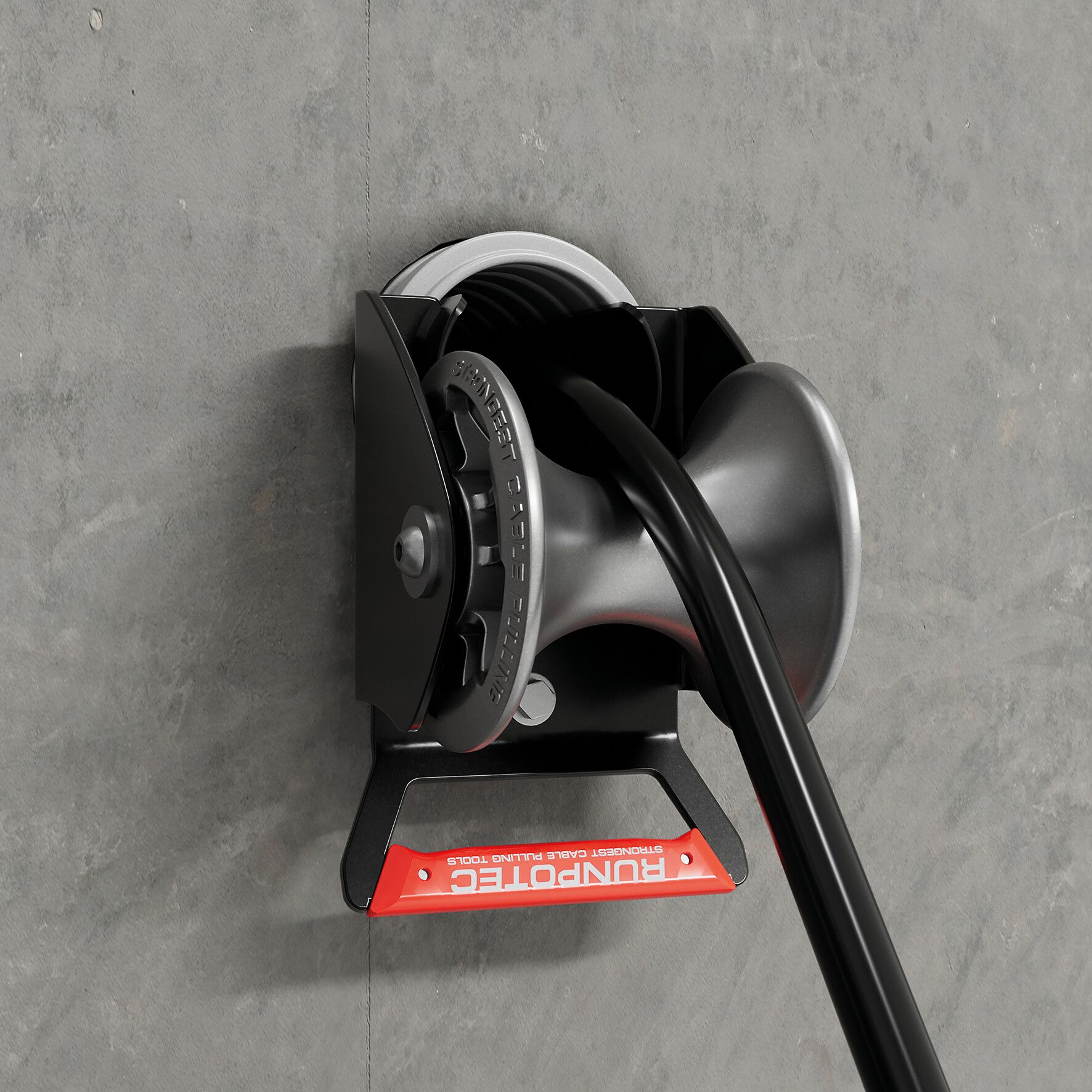 Kabelumlenkrolle Runpotec Ø130mm Ø65mm 4500kg Aluminium