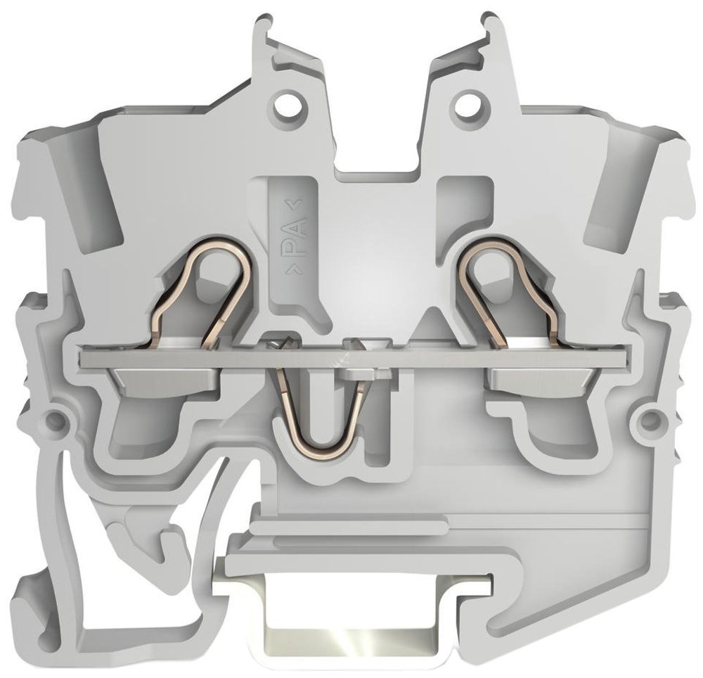 Borne de passage WAGO TopJob-S 2050 1mm² 2L 13.5A 500V TH15 gris