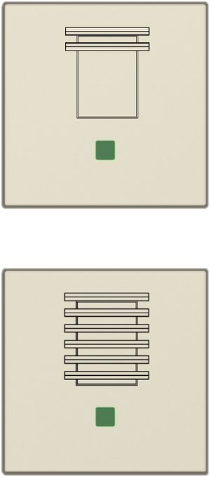 Set di tasti ABB free@home bianco tapparelle