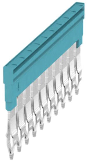 Connessione trasversale Weidmüller ZQV 4N/10 inserito 10L 6.1mm isolato 32A blu