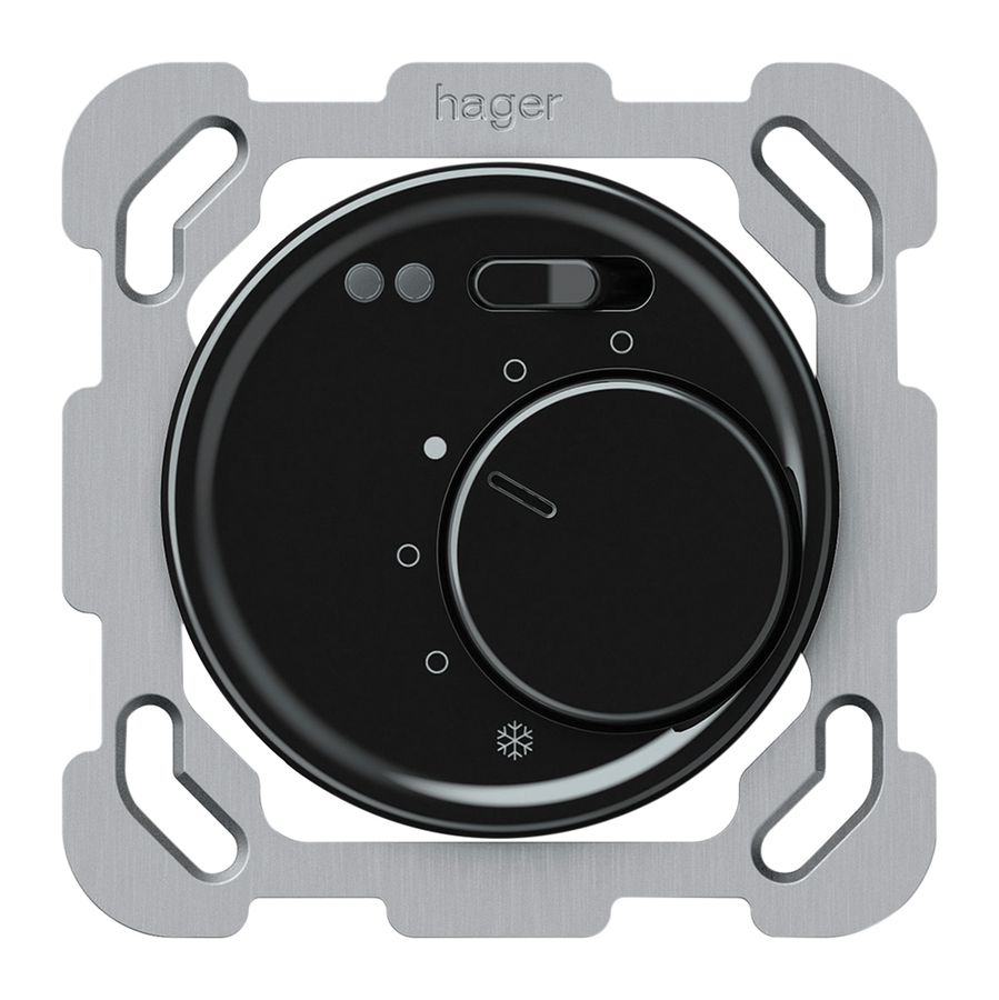 UP-Raumthermostat origin Bodenheizung 230VAC 5…30°C 10A schwarz