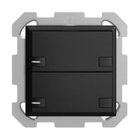 UP-Taster KNX 2-fach EDIZIOdue colore schwarz RGB mit LED