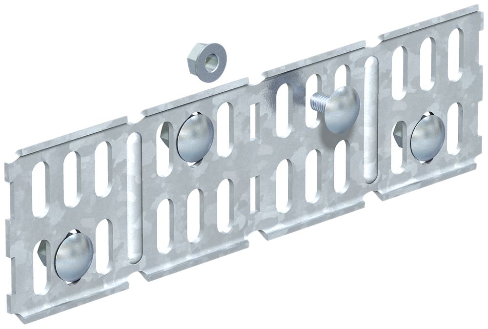 Winkelverbinder Bettermann 60×200mm zu MKS-Kanal tauchfeuerverzinkt