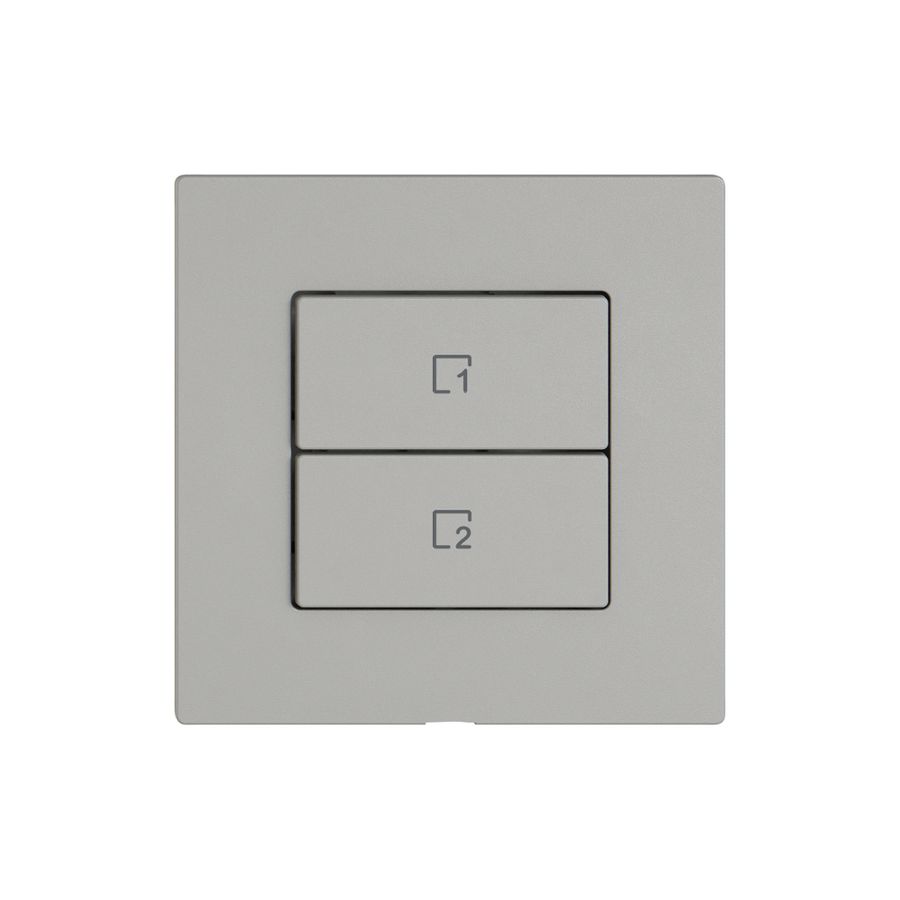 Commande pour poussoir scènes EDIZIO.liv Wiser SNAPFIX® 2 sc.vert.WLAN 2T grc