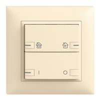 Set frontale INC EDIZIOdue zepAIR ON/OFF 1C con desig.c.LED vanille