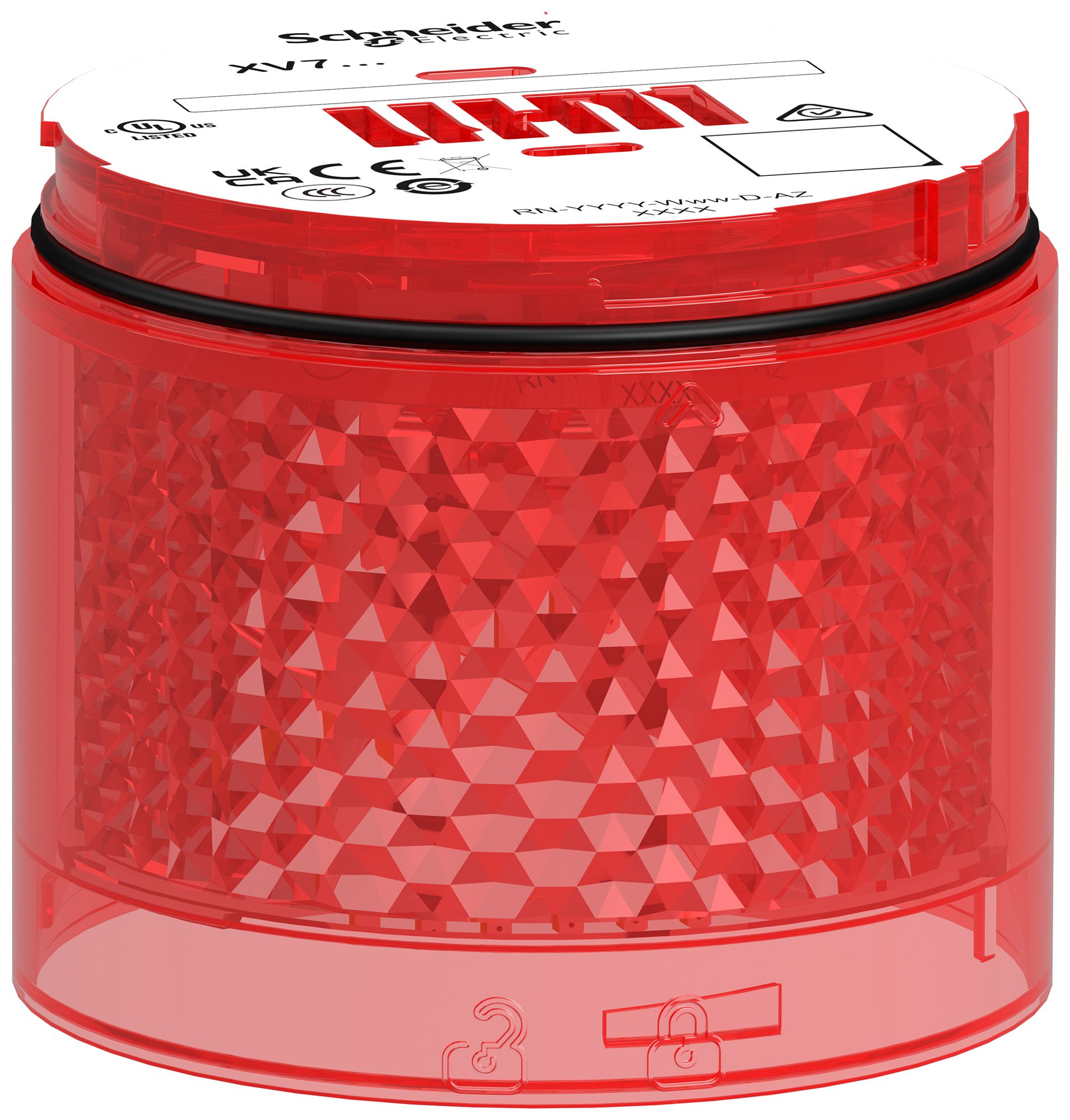 LED-Leuchtelement Harmony 24VAC/DC rot Blinklicht