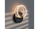 LED-Wandleuchte LEDVANCE Decor Circle 8W 370lm 830 160×95×225mm schwarz