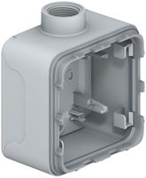 AP-Gehäuse PLEXO 1×1 grau