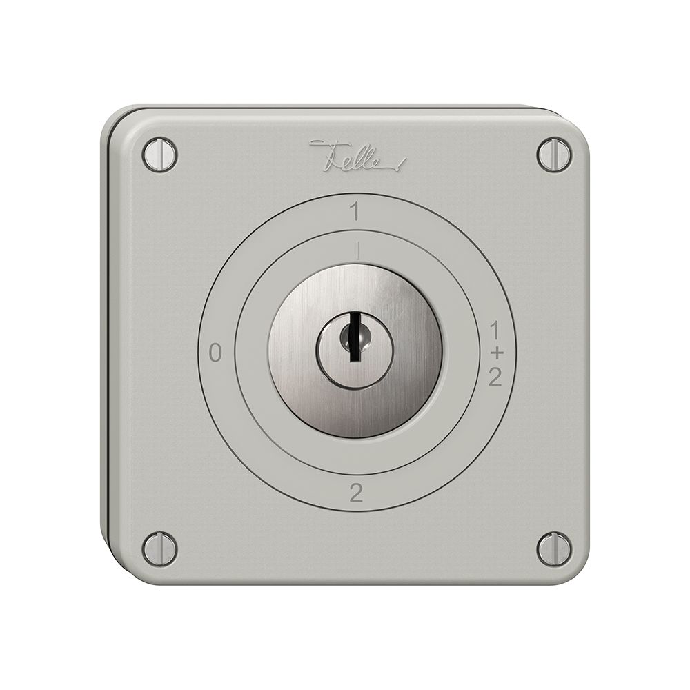 Interrupteur rotatif NUPU NEVO, 1/1 L, avec serrure&2 clés, KS, 0-1-1+2-2, grc