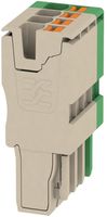 Fiche Weidmüller APG 2.5mm² 4L beige vert