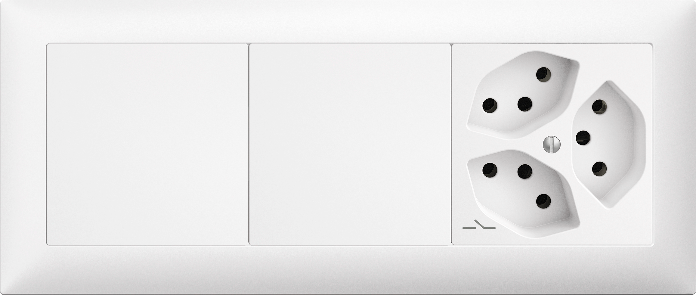 UP-Kombination EDUE 1×3, Blind + Blind + 3xT13 1S ws