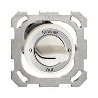 UP-Drehschalter 0-Auto-0-Main FH 2/1P weiss mit Drehgriff