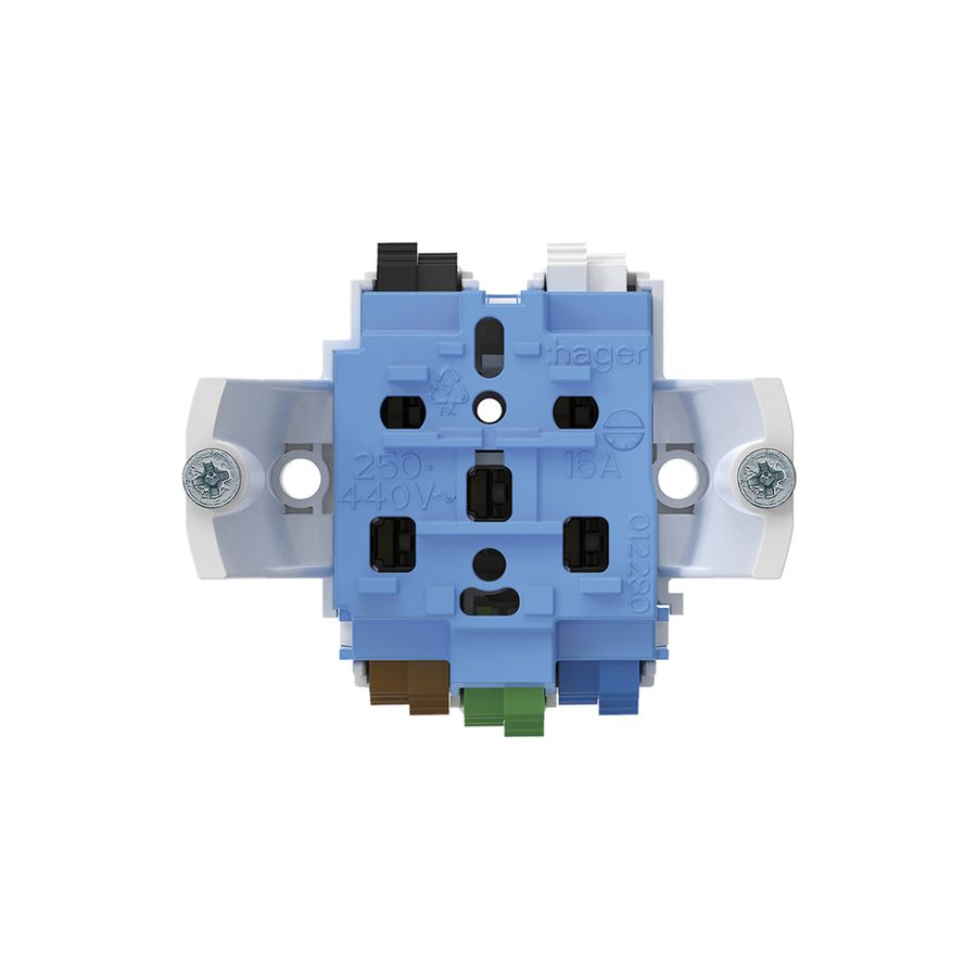 Intérieur pour prise HA type 15/25 avec bornes enfichables