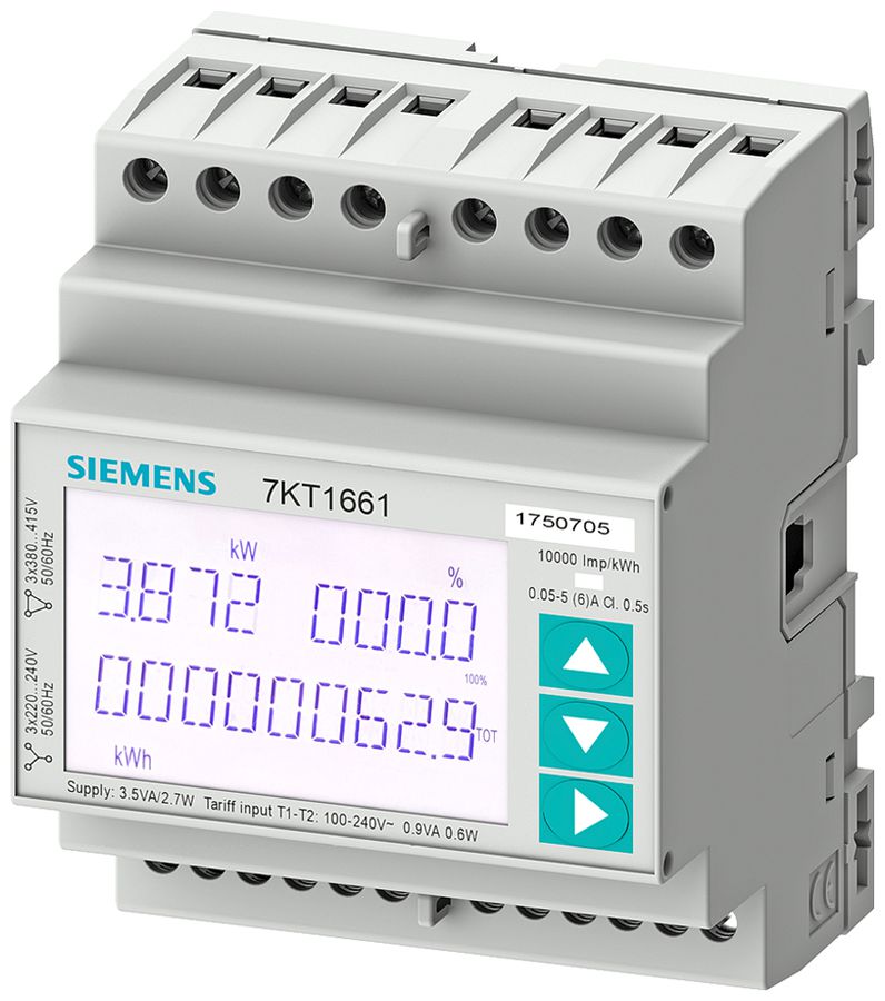 Appar.di misura Siemens SENTRON 3L Mod.RTU/ASCII+MID, L-L 400V, L-N 230V, 5A