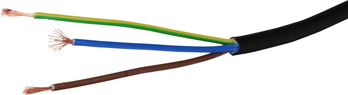 Kabel Tdlr 3×0.75mm² LNPE schwarz Eca